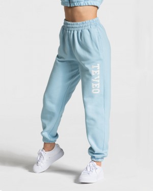 Teveo College Oversized Jogger Blue | JLUY5958