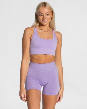 Teveo Everyday Backless Top Purple | YJTH1604