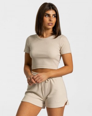 Teveo Lounge T-shirt Beige | SYMS1261