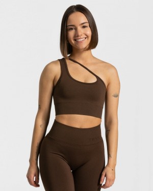 Teveo Sassy One Shoulder Bh Brown | PDOI2394