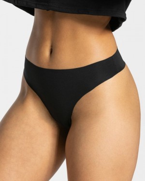 Teveo Seamless Thong (5s) Black | VPZF3581