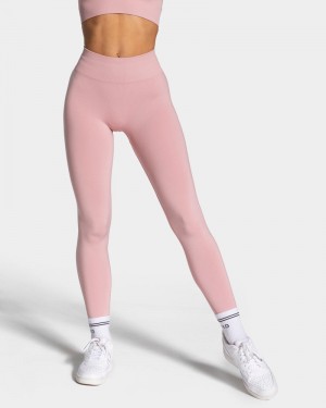 Teveo Timeless Scrunch Leggings Pink | AIYE4007