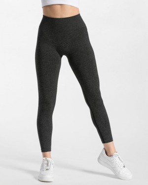 Teveo Timeless Scrunch Leggings Dark Grey | APBZ7920