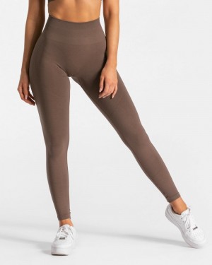 Teveo True Leggings Brown | BAQP2334