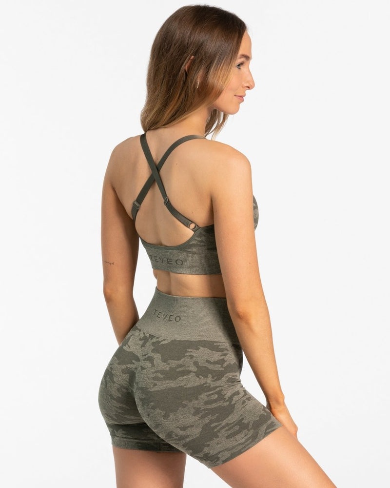 Teveo Camo Bra Khaki | JUQB4288