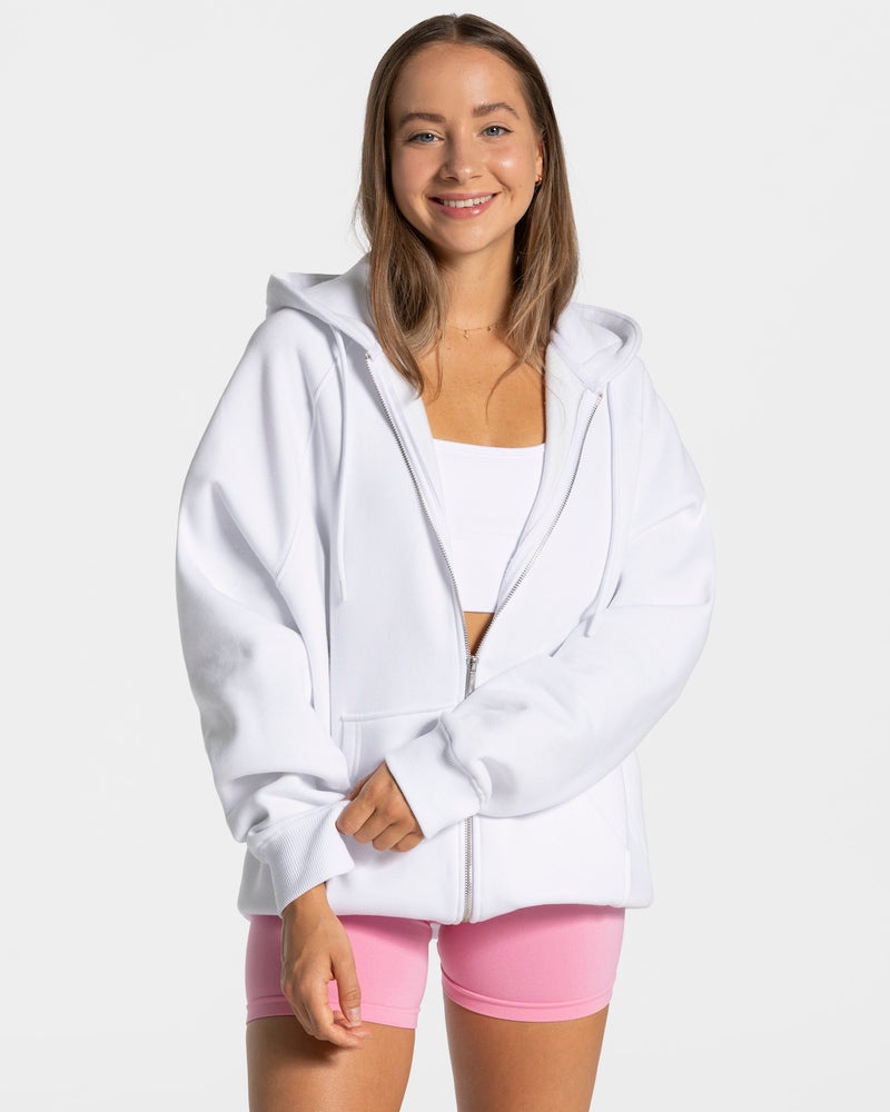 Teveo Candy Oversized Jacket White | QVMM4710