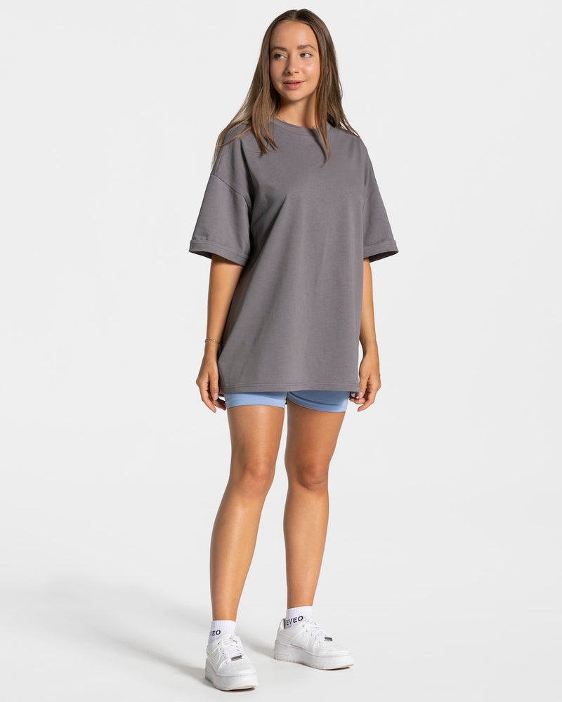 Teveo Candy Oversized T-shirt Deep Grey | GNVB9214