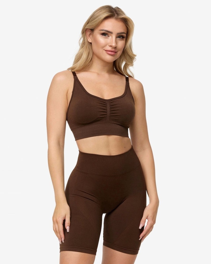 Teveo Charming Scrunch Bh Brown | KGVG5615