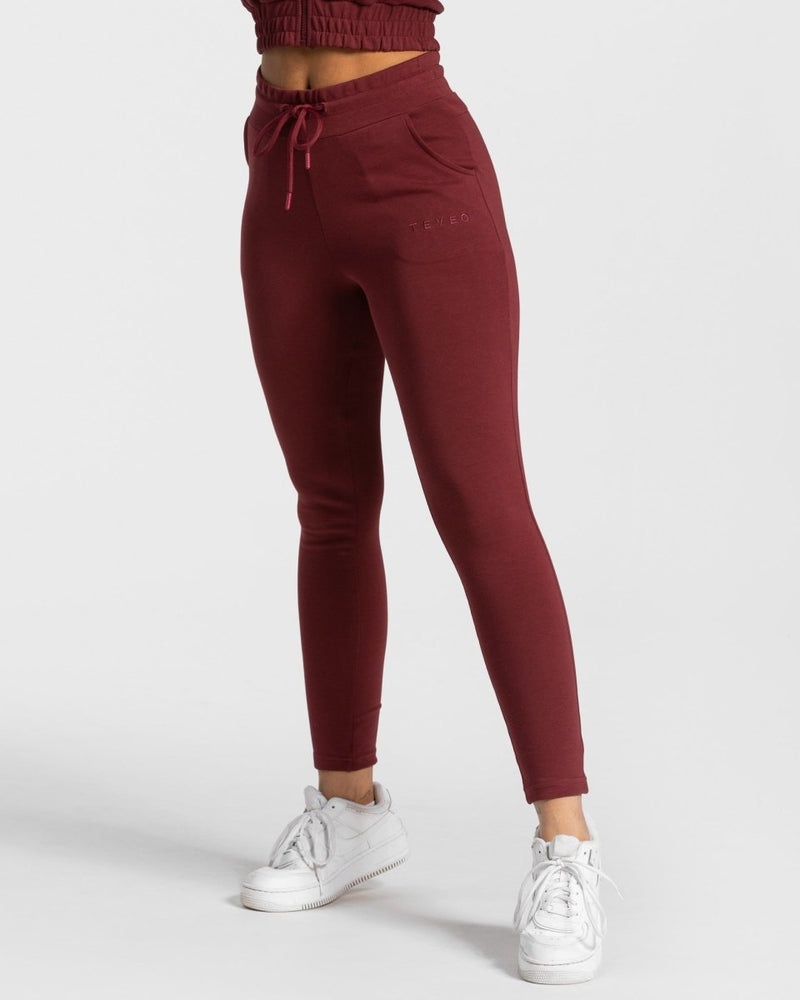 Teveo Classic Jogger Burgundy Red | XWPJ9953