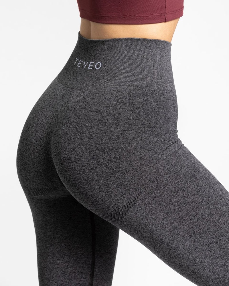 Teveo Classy Leggings Dark Grey | DVZB2628