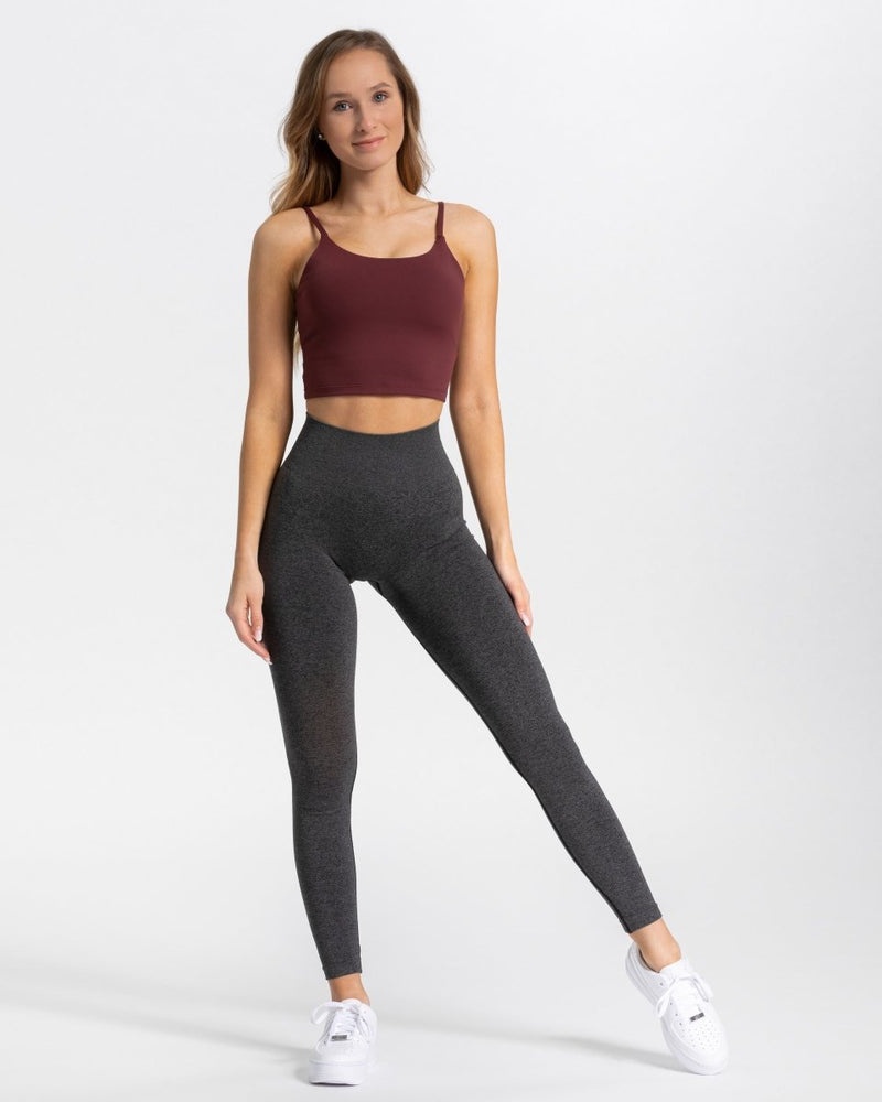 Teveo Classy Leggings Dark Grey | DVZB2628