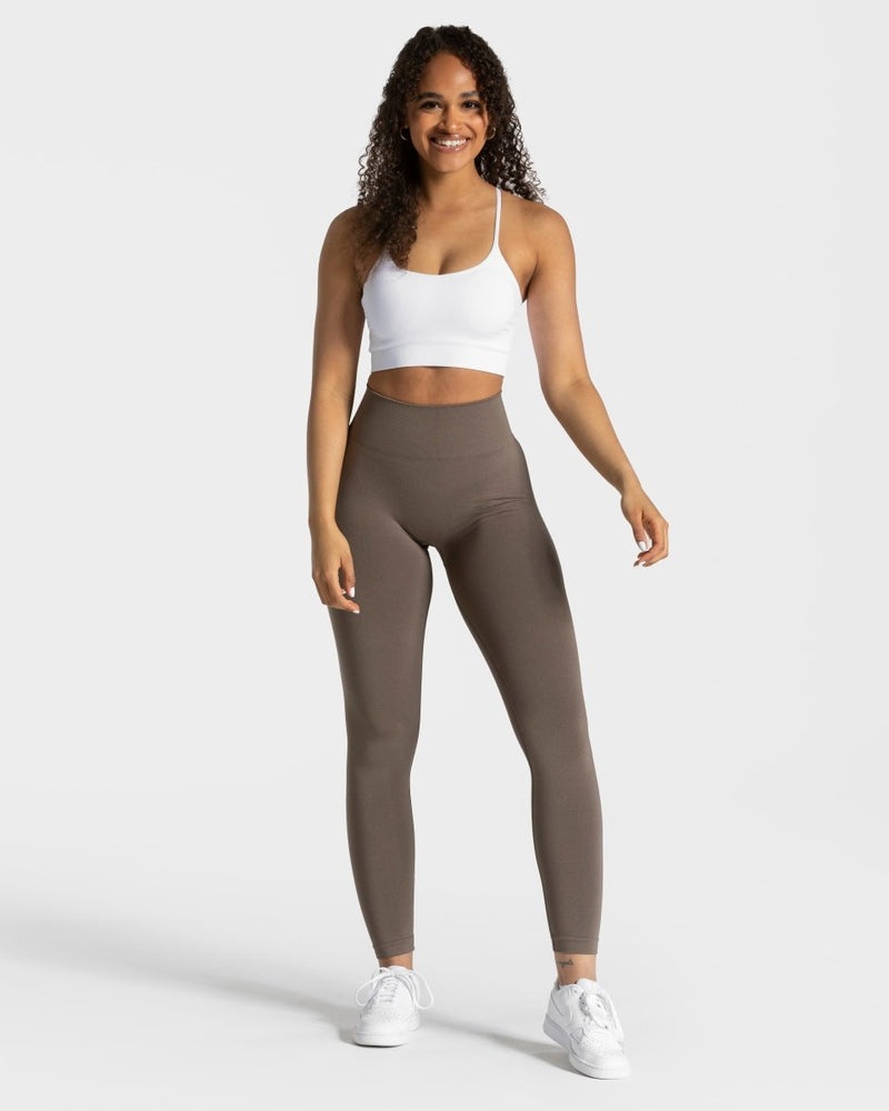 Teveo Classy Leggings Grey Brown | EPXT4464