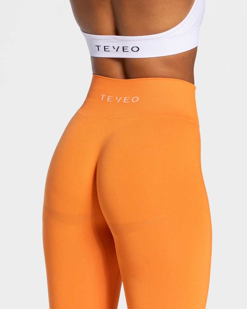 Teveo Classy Leggings Orange | UNDD1850