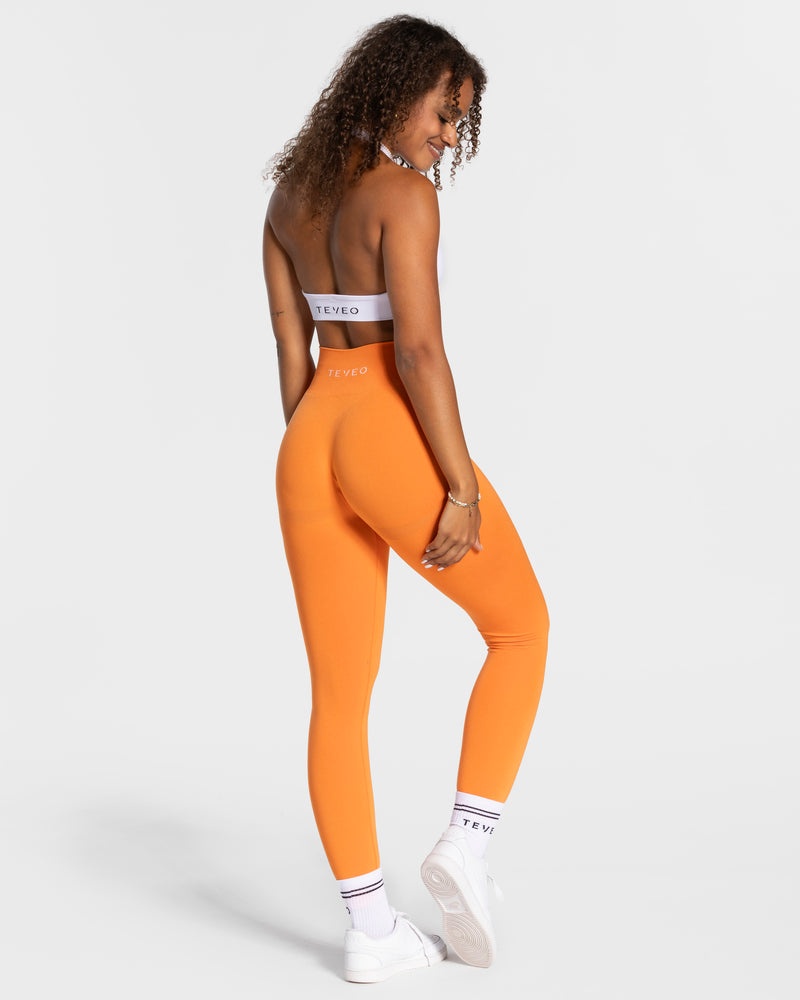 Teveo Classy Leggings Orange | UNDD1850