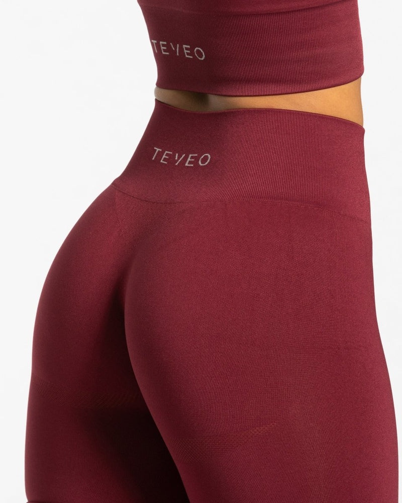 Teveo Classy Short Burgundy Red | RTBQ5987