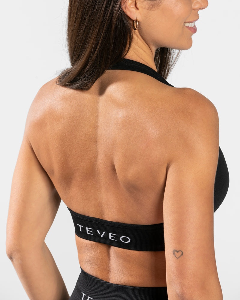 Teveo Everyday Neckholder Bh Black | VXOQ2877