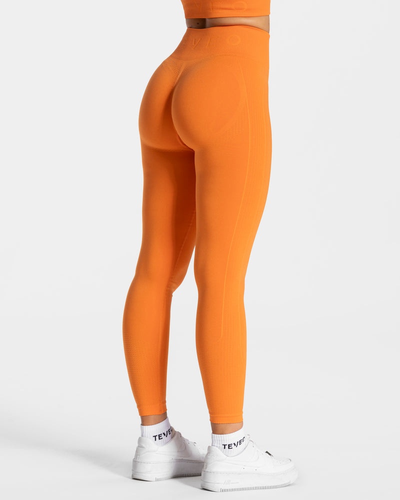 Teveo Focus Scrunch Leggings Orange | DUDT6848