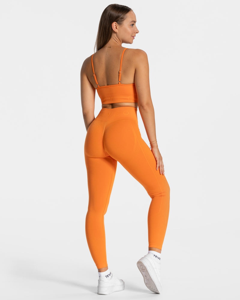 Teveo Focus Scrunch Leggings Orange | DUDT6848