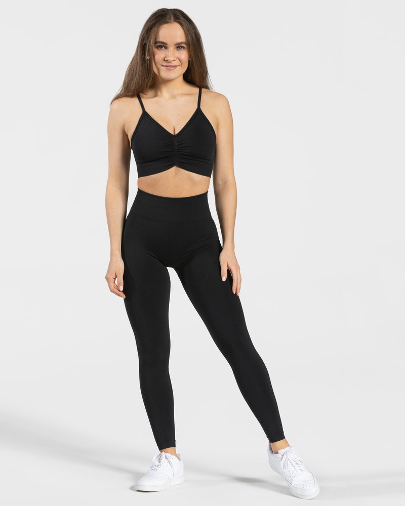 Teveo Focus Scrunch Leggings Black | UBPA5158