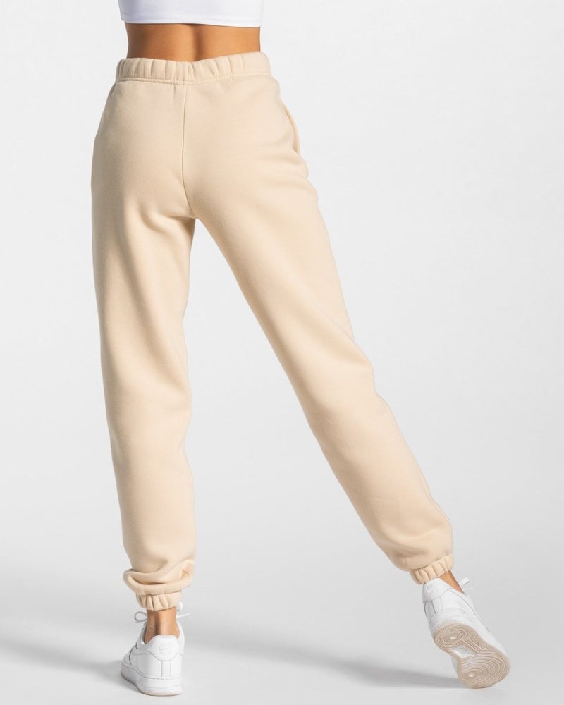 Teveo Iconic Oversized Jogger Beige | KSQC0262