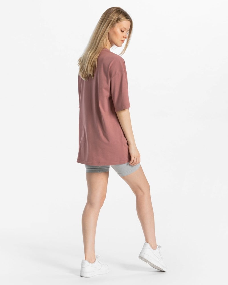 Teveo Iconic Oversized T-shirt Berry | VJVK6094