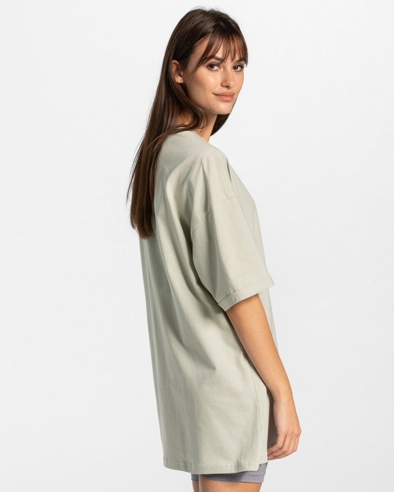 Teveo Iconic Oversized T-shirt Olive | SYIV2672