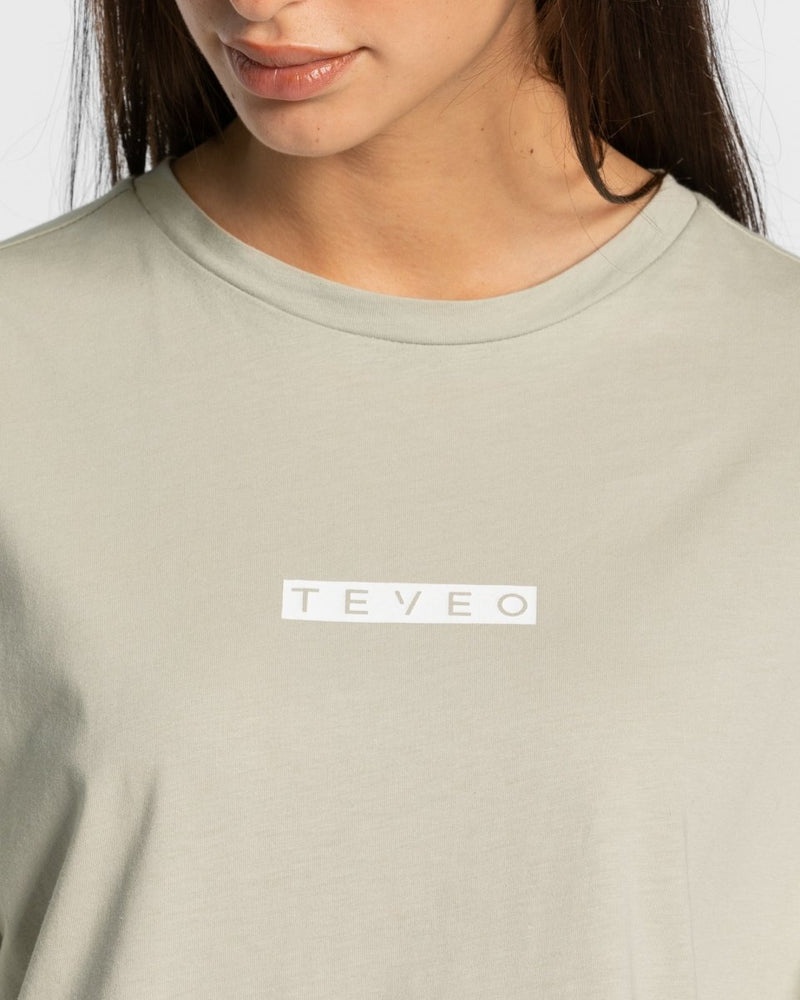 Teveo Iconic Oversized T-shirt Olive | SYIV2672