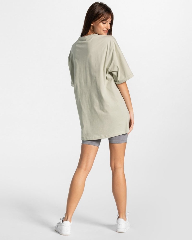 Teveo Iconic Oversized T-shirt Olive | SYIV2672