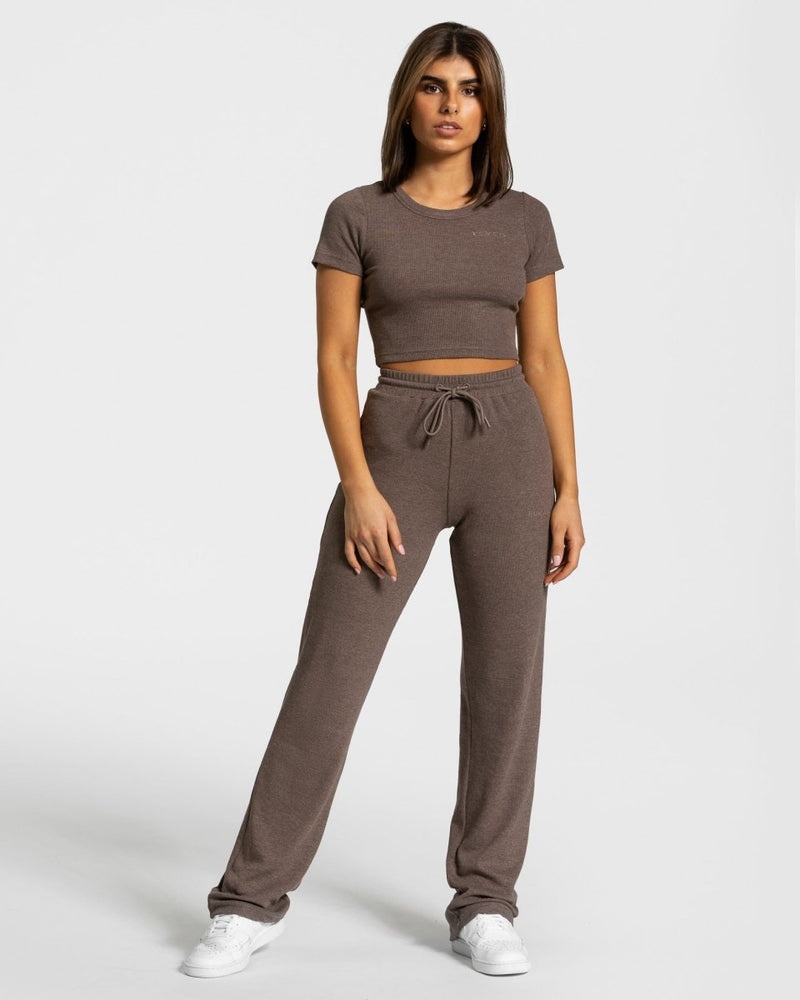 Teveo Lounge Pants Dark Brown | ZQPN0462