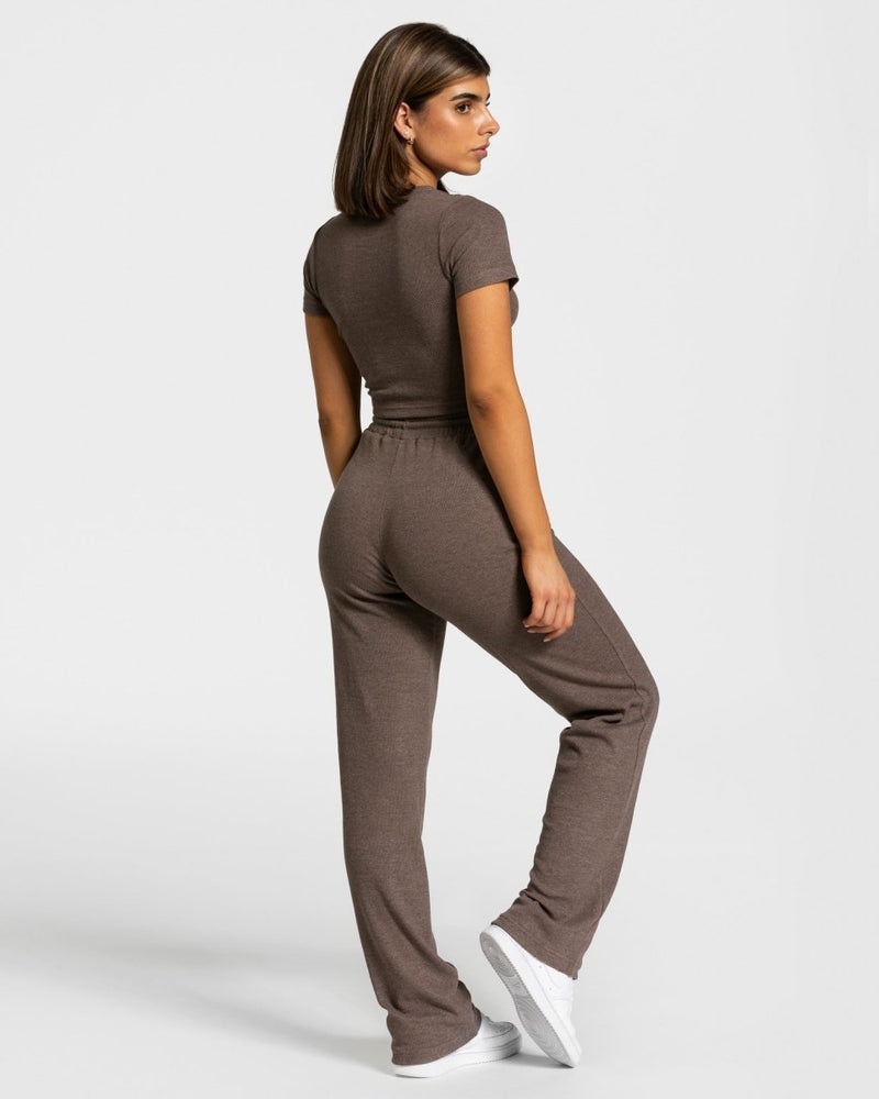 Teveo Lounge Pants Dark Brown | ZQPN0462