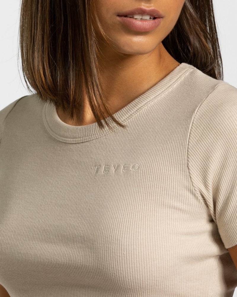 Teveo Lounge T-shirt Beige | SYMS1261