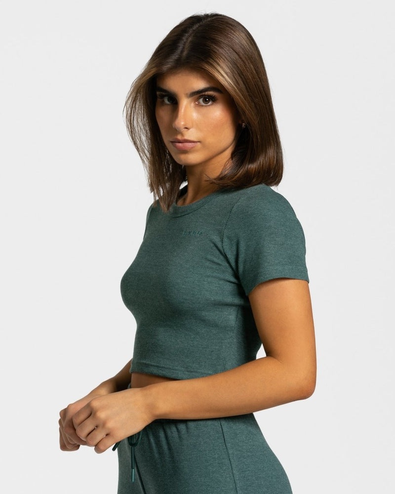 Teveo Lounge T-shirt Dark Green | SSRI9656