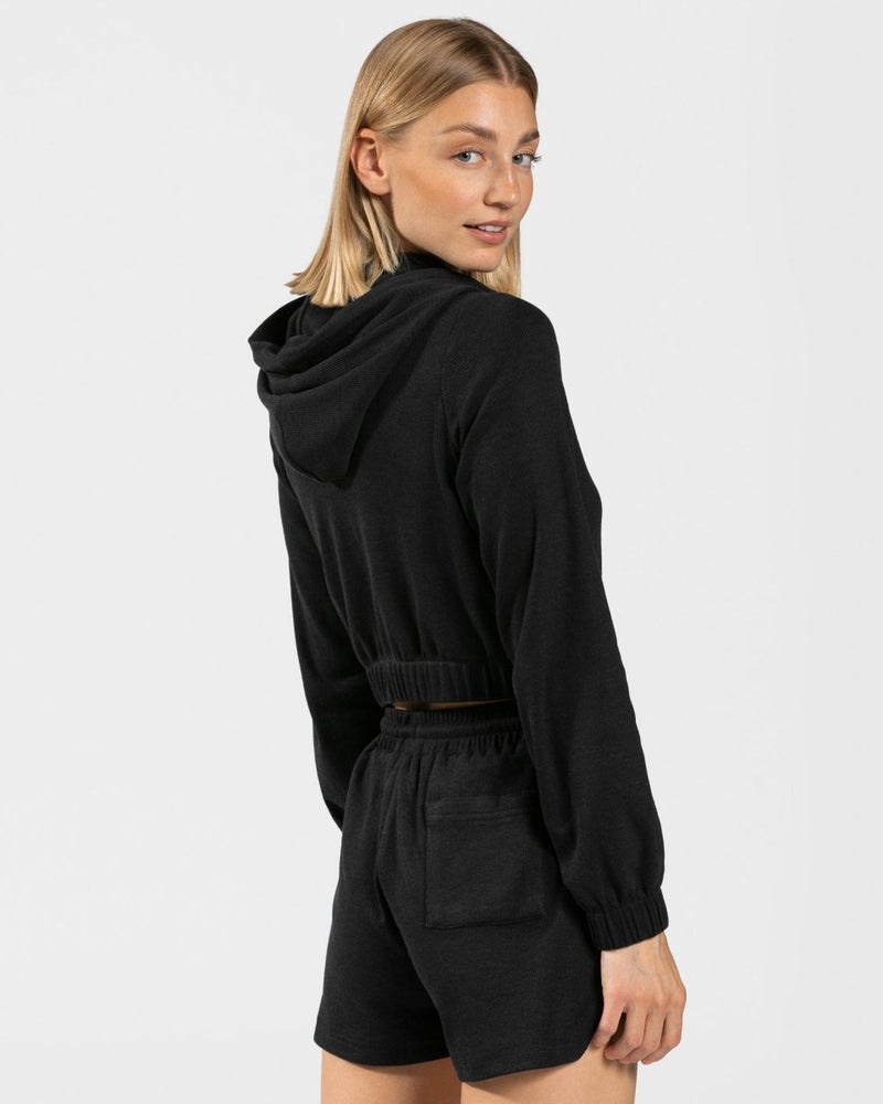 Teveo Lounge Zip Hoodie Black | MYFL3371