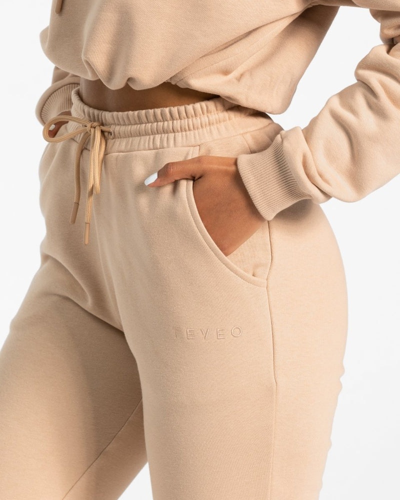 Teveo Oversized Jogger Beige | CKYC2665