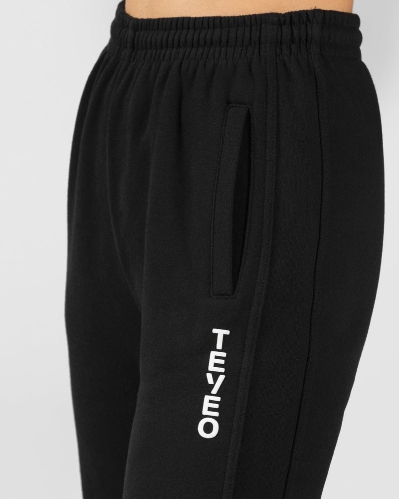 Teveo Sassy Slit Jogger Black | XQJY4366