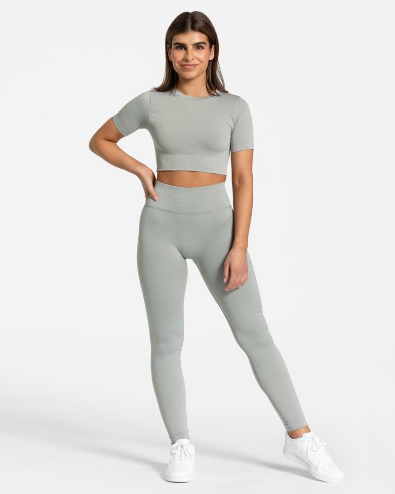 Teveo Sensation Crop Top Grey | NRGB5474