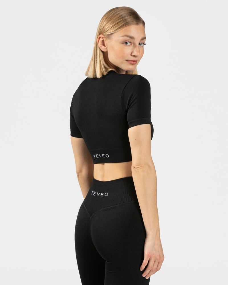 Teveo Sensation Crop Top Black | XKNG2020