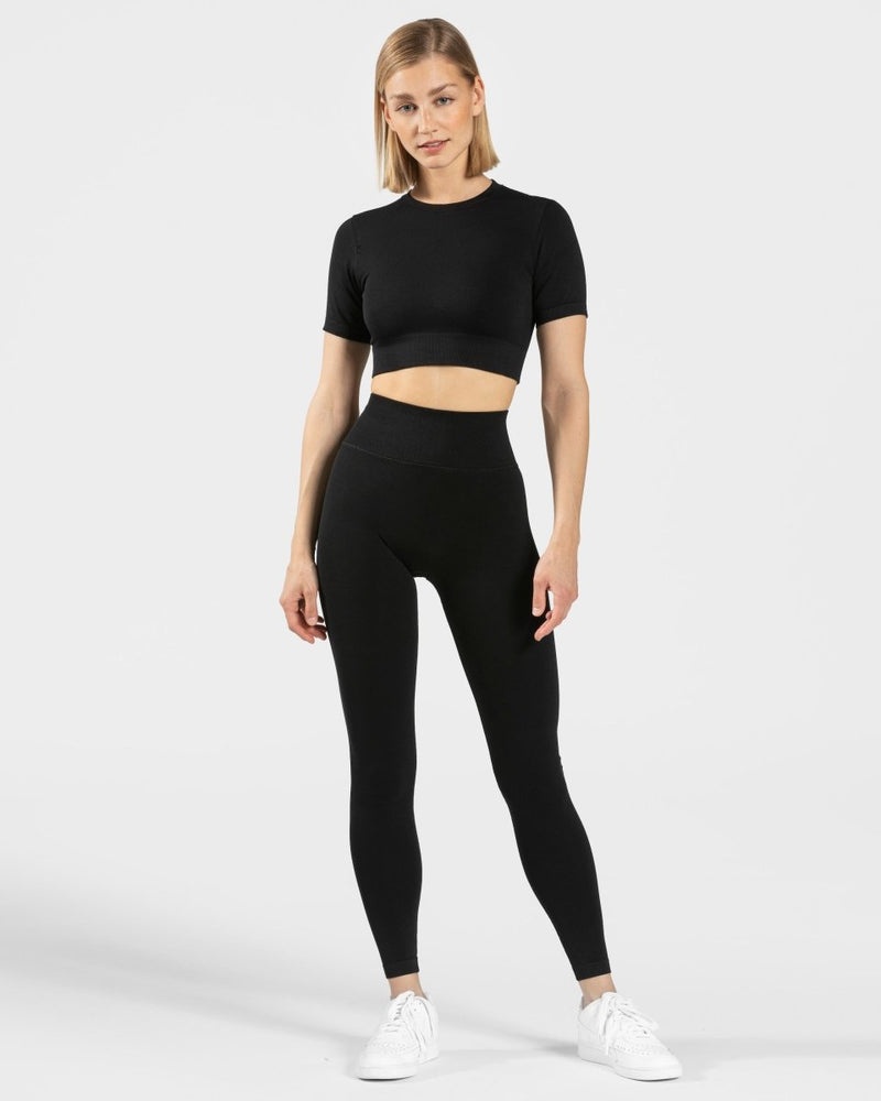 Teveo Sensation Crop Top Black | XKNG2020