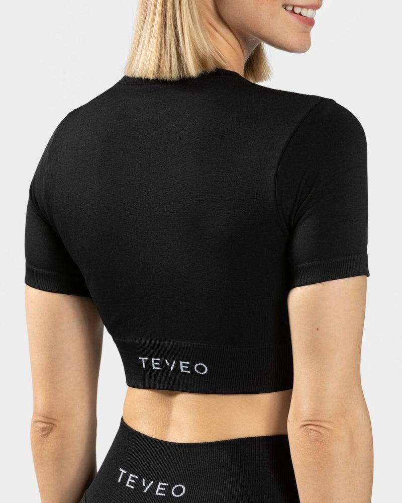 Teveo Sensation Crop Top Black | XKNG2020