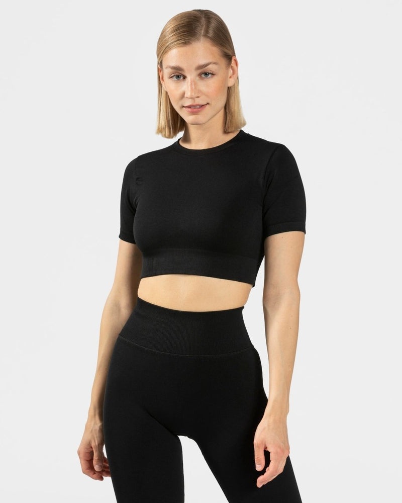 Teveo Sensation Crop Top Black | XKNG2020