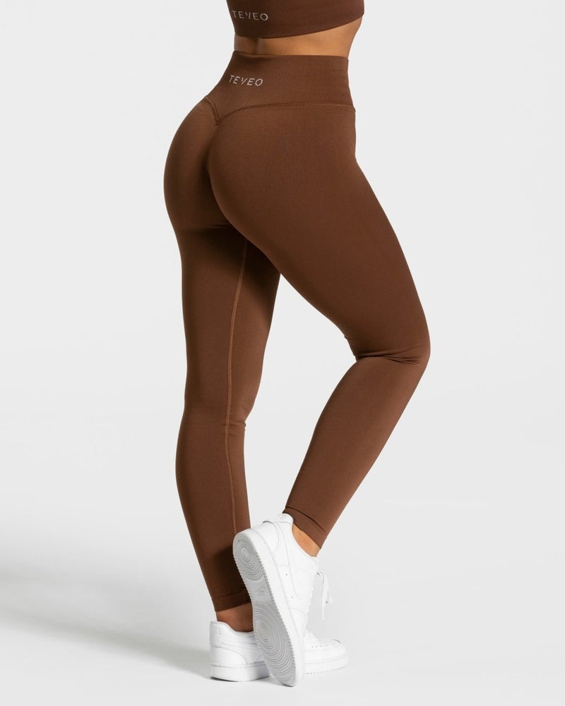 Teveo Sensation Leggings Caramel | VAQI6811