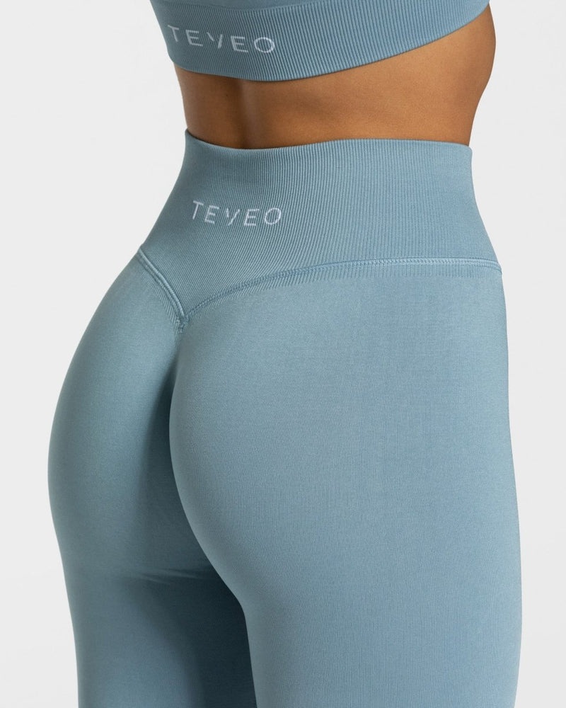 Teveo Sensation Leggings Grey Blue | ASKI0101