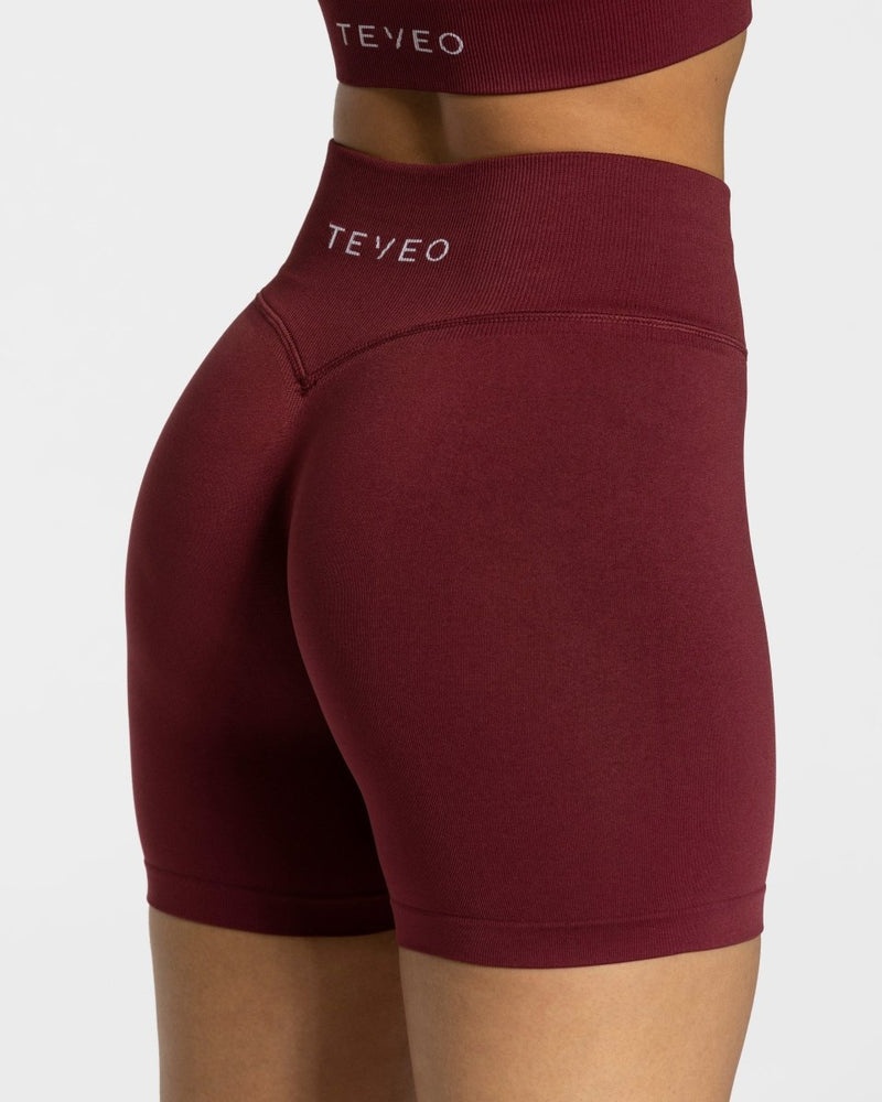 Teveo Sensation Mini Short Burgundy Red | XGTQ8720