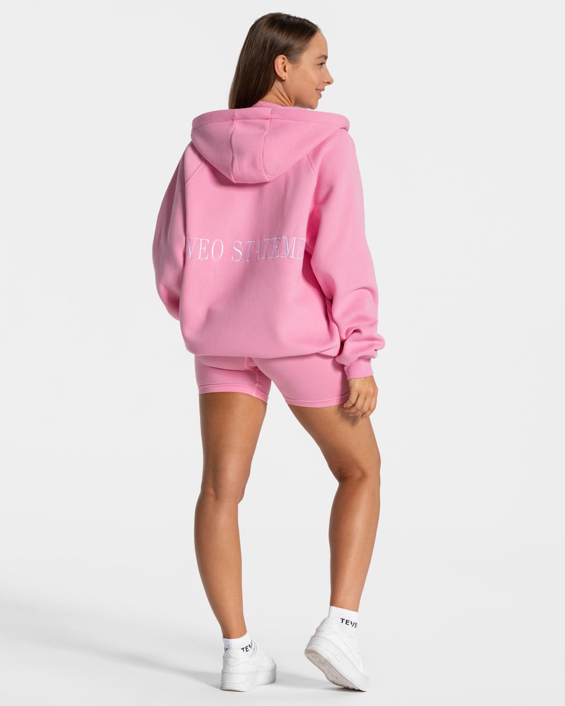 Teveo Statement Oversized Jacket Pink | TVIH4782