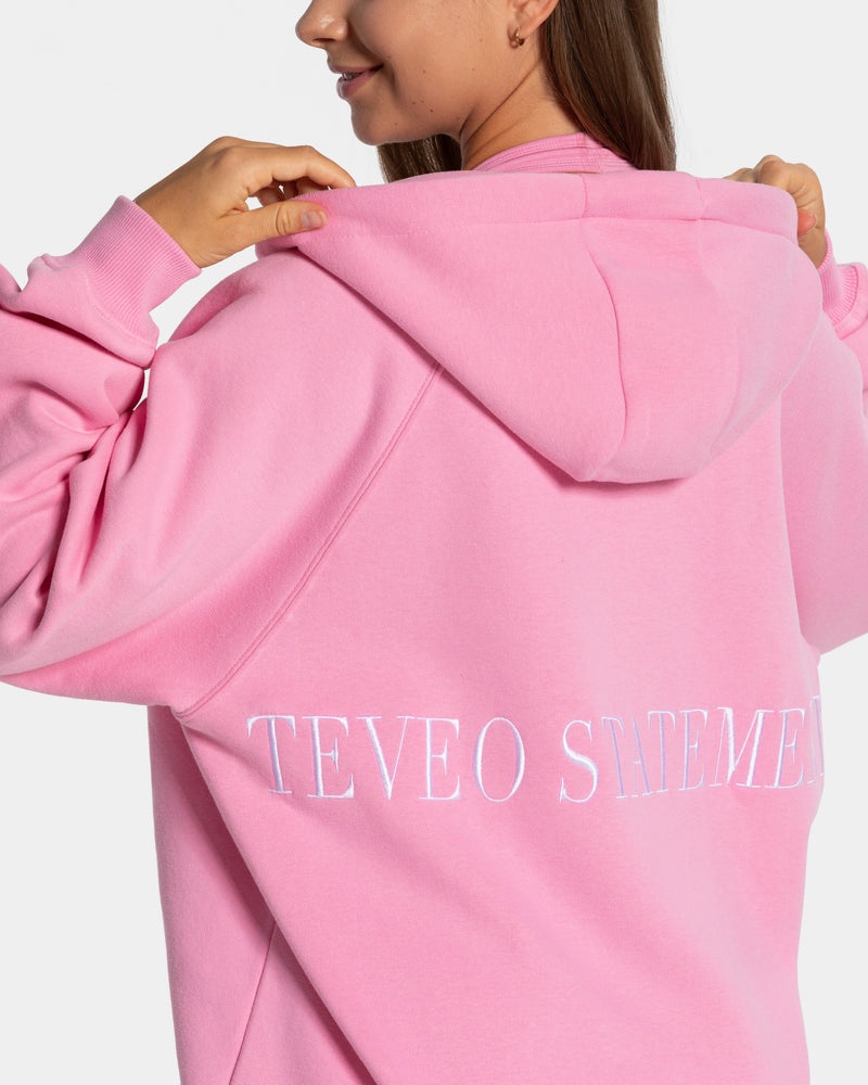 Teveo Statement Oversized Jacket Pink | TVIH4782