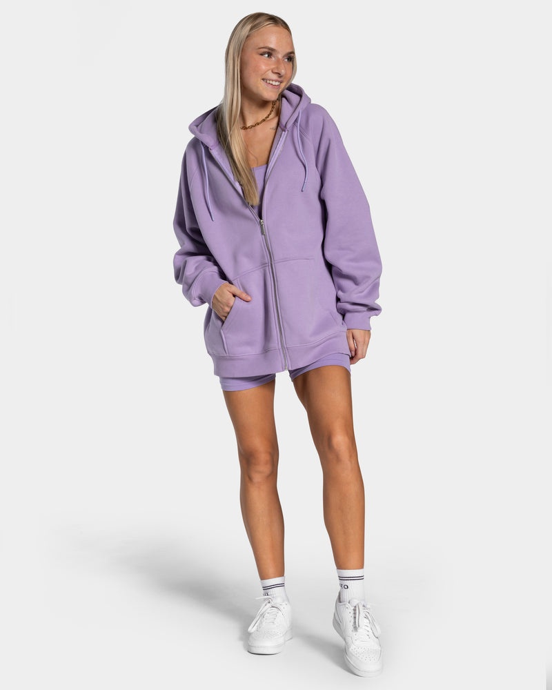 Teveo Statement Oversized Jacket Purple | UYPW0331