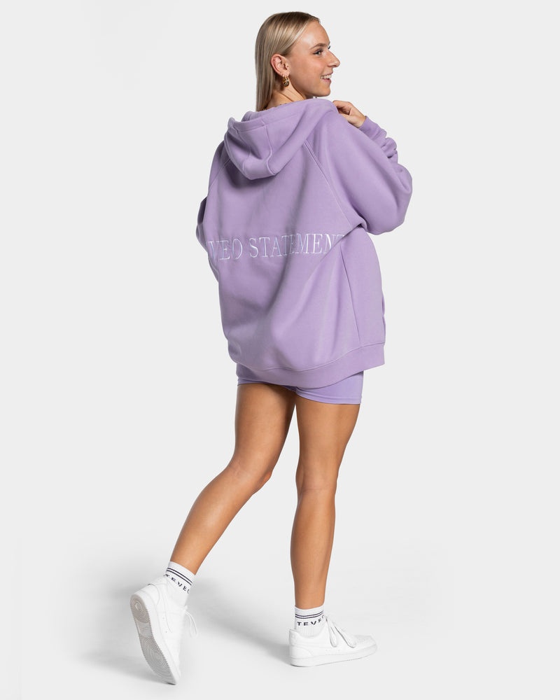 Teveo Statement Oversized Jacket Purple | UYPW0331