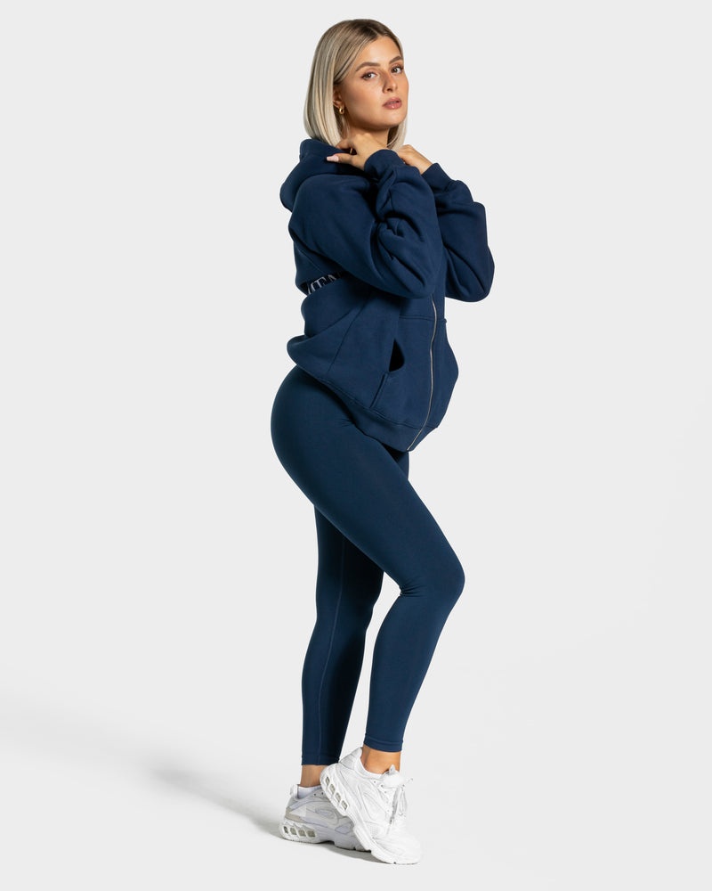 Teveo Statement Oversized Jacket Dark Blue | JMWQ1202