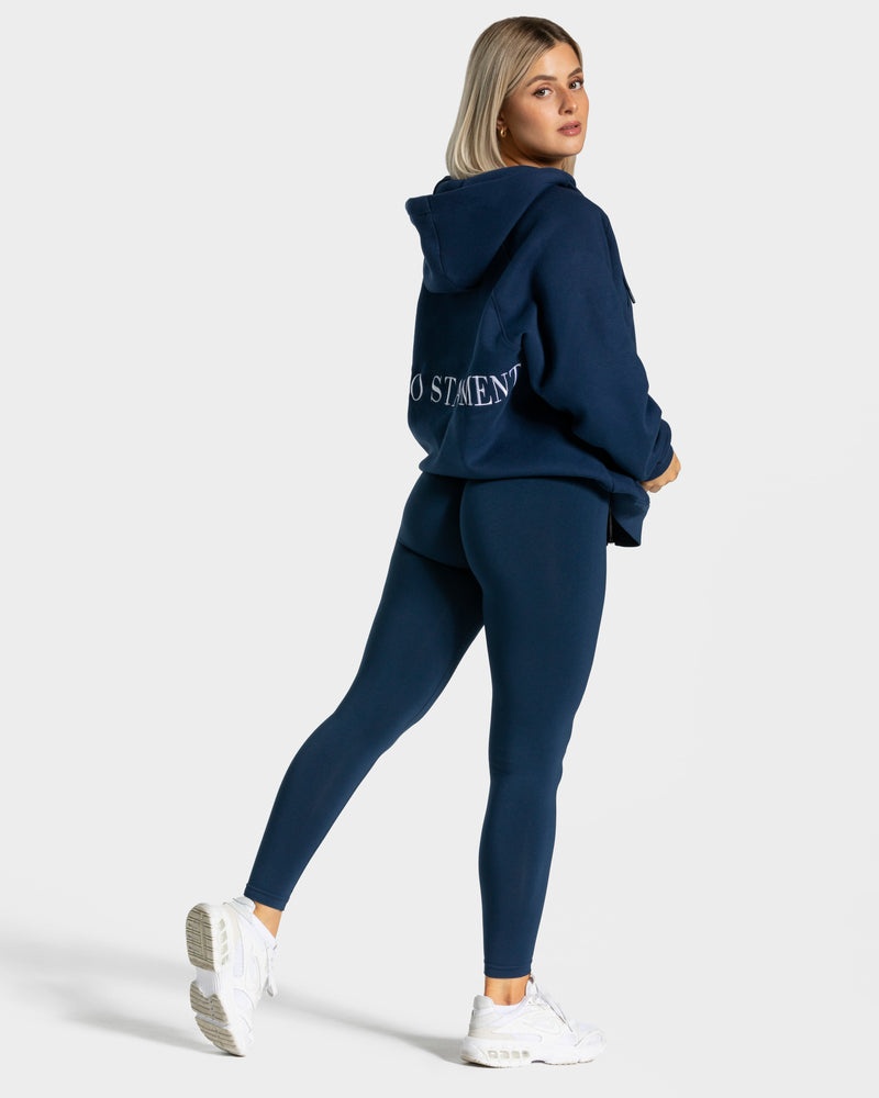 Teveo Statement Oversized Jacket Dark Blue | JMWQ1202