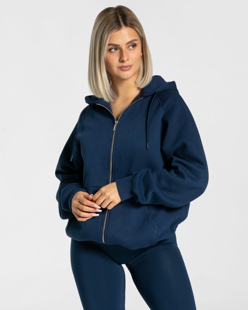 Teveo Statement Oversized Jacket Dark Blue | JMWQ1202